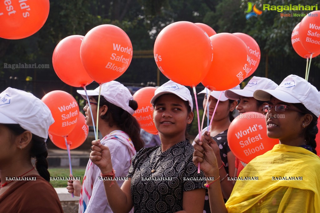 NTR Trust' Awareness Walk on Blood Safety in Association with Roche Diagnostics, Hyderabad