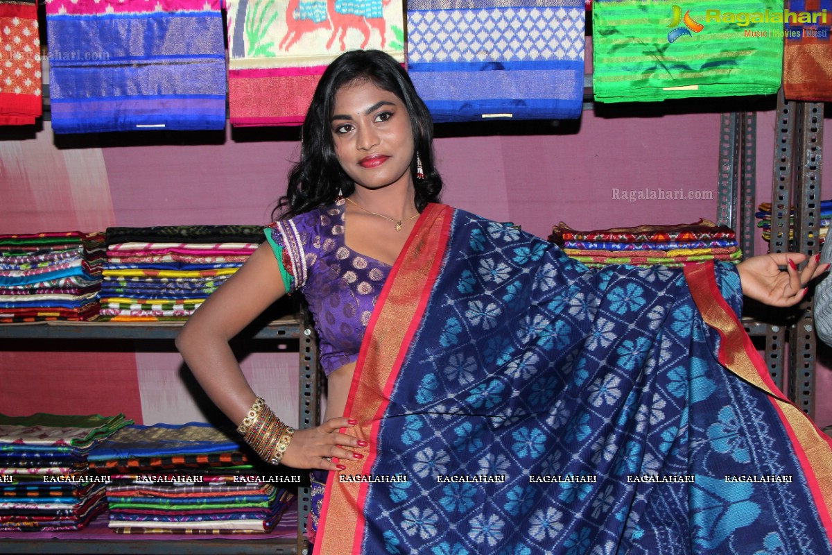 Priya inaugurates Pochampally IKAT Art Mela 2015 at YMCA Hall, Hyderabad