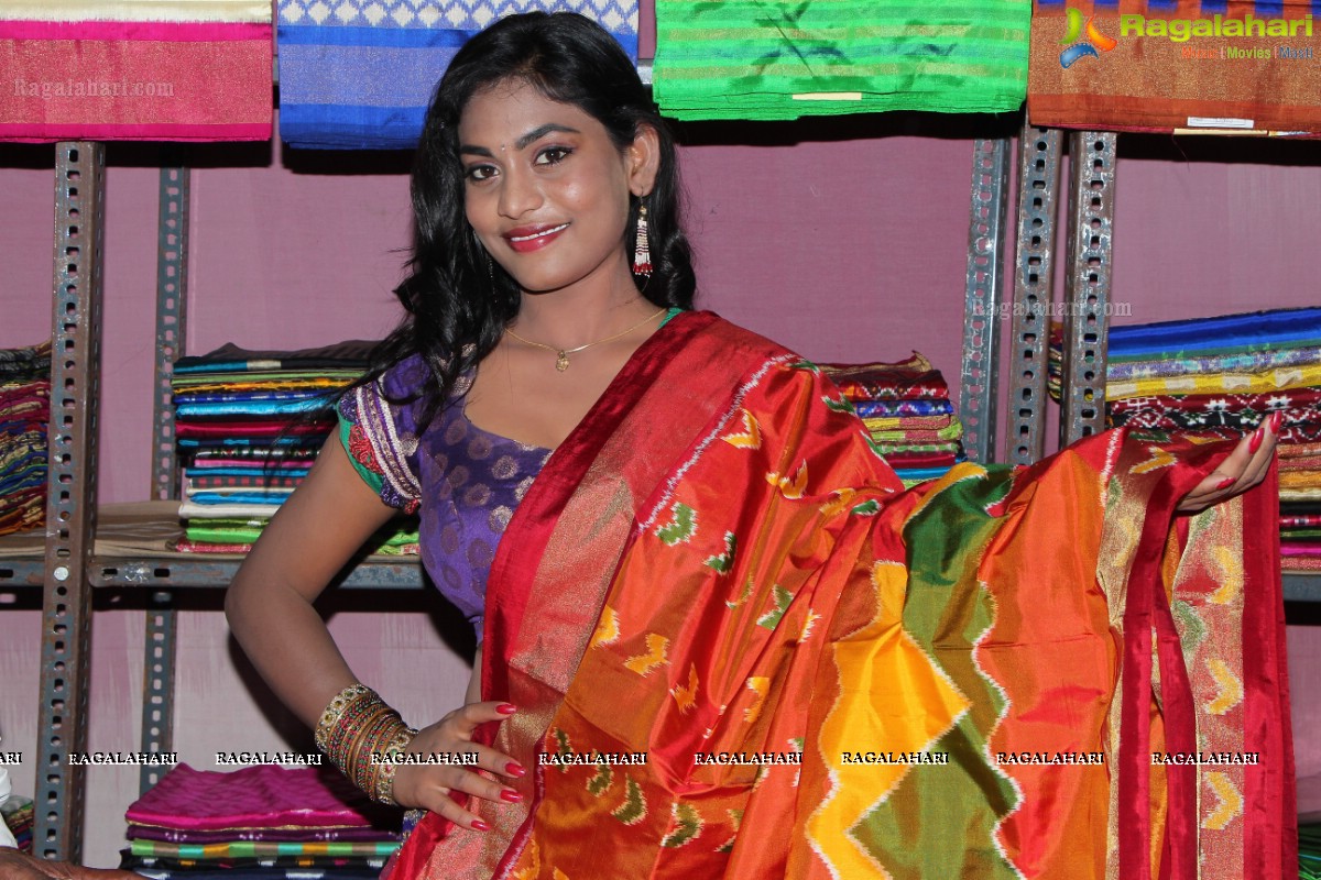 Priya inaugurates Pochampally IKAT Art Mela 2015 at YMCA Hall, Hyderabad