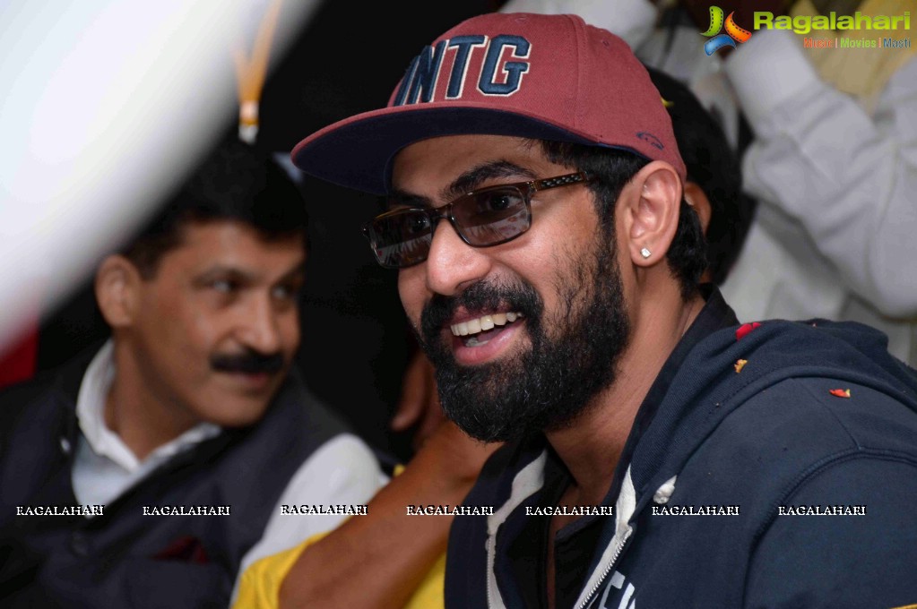 Rana Daggubati inaugurates Gold’s Gym in Vijayawada