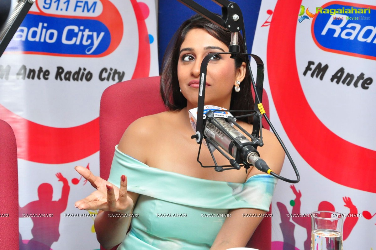 Regina Cassandra at Radio City 91.1 FM Online, Hyderabad