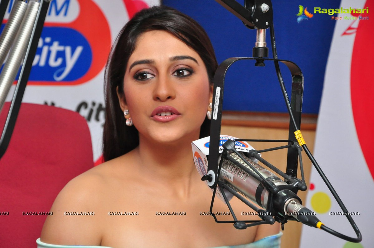 Regina Cassandra at Radio City 91.1 FM Online, Hyderabad