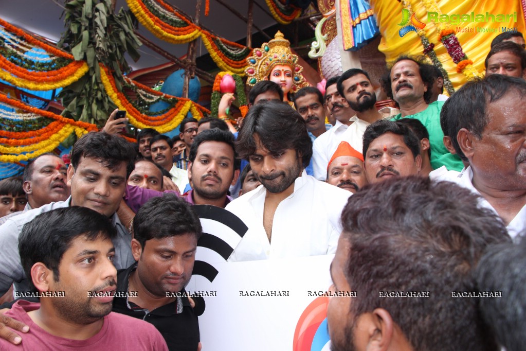 Sai Dharam Tej launches Reliance 'Jionet' High Speed Wi-Fi Internet Service at Khairatabad Ganeshotsav, Hyderabad