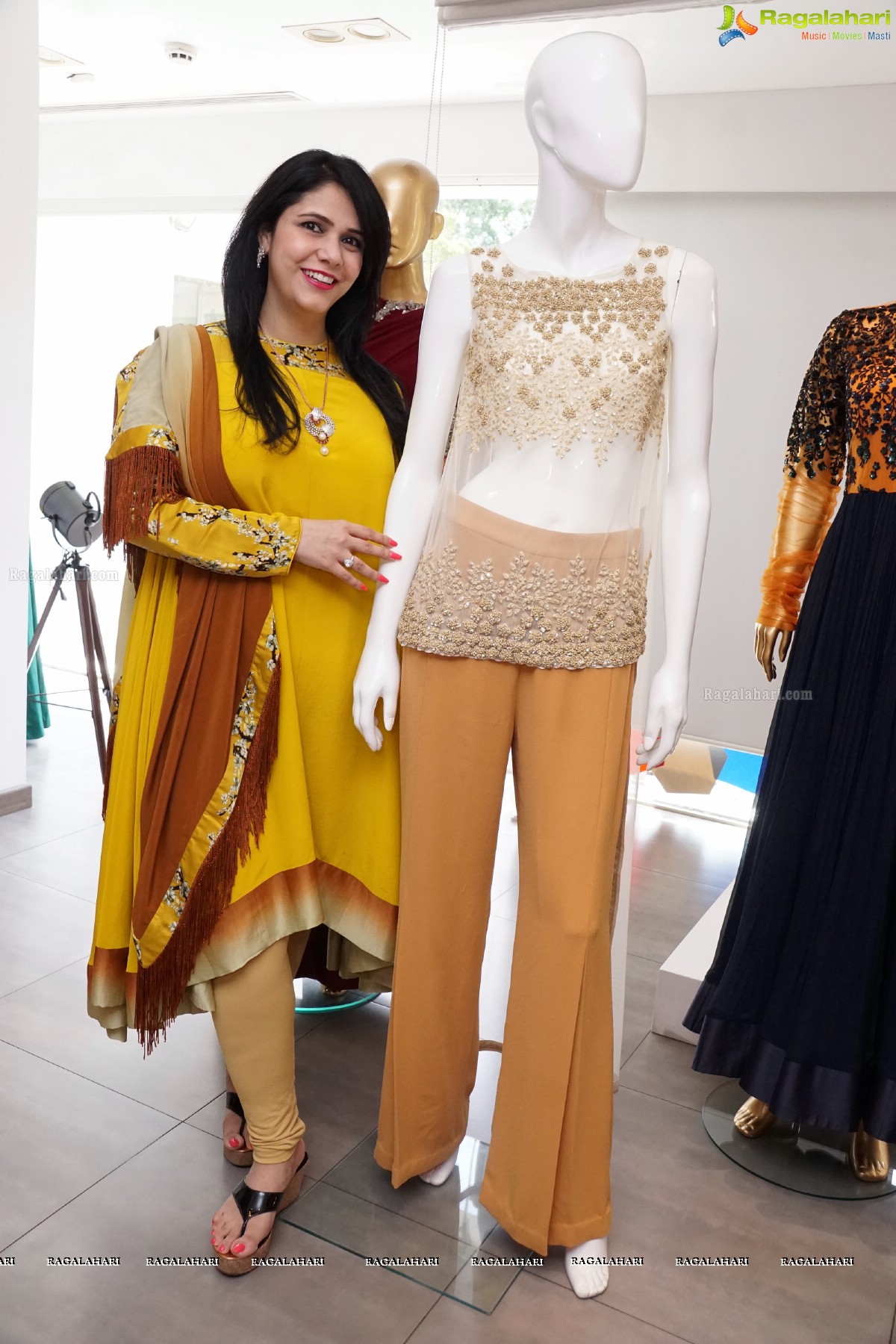 Designer Ridhi Mehra's Lakme Fashion Week Collection ‘Prism’ launch at Anahita