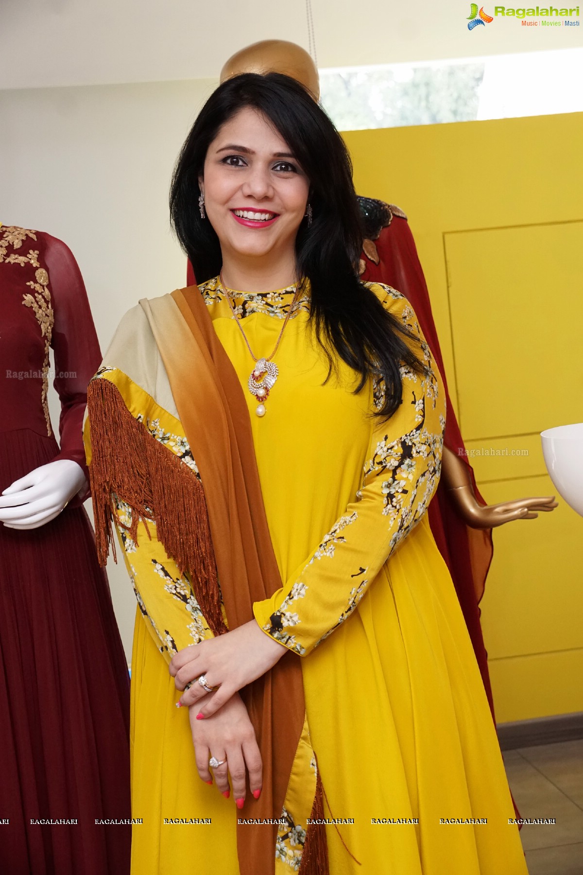 Designer Ridhi Mehra's Lakme Fashion Week Collection ‘Prism’ launch at Anahita