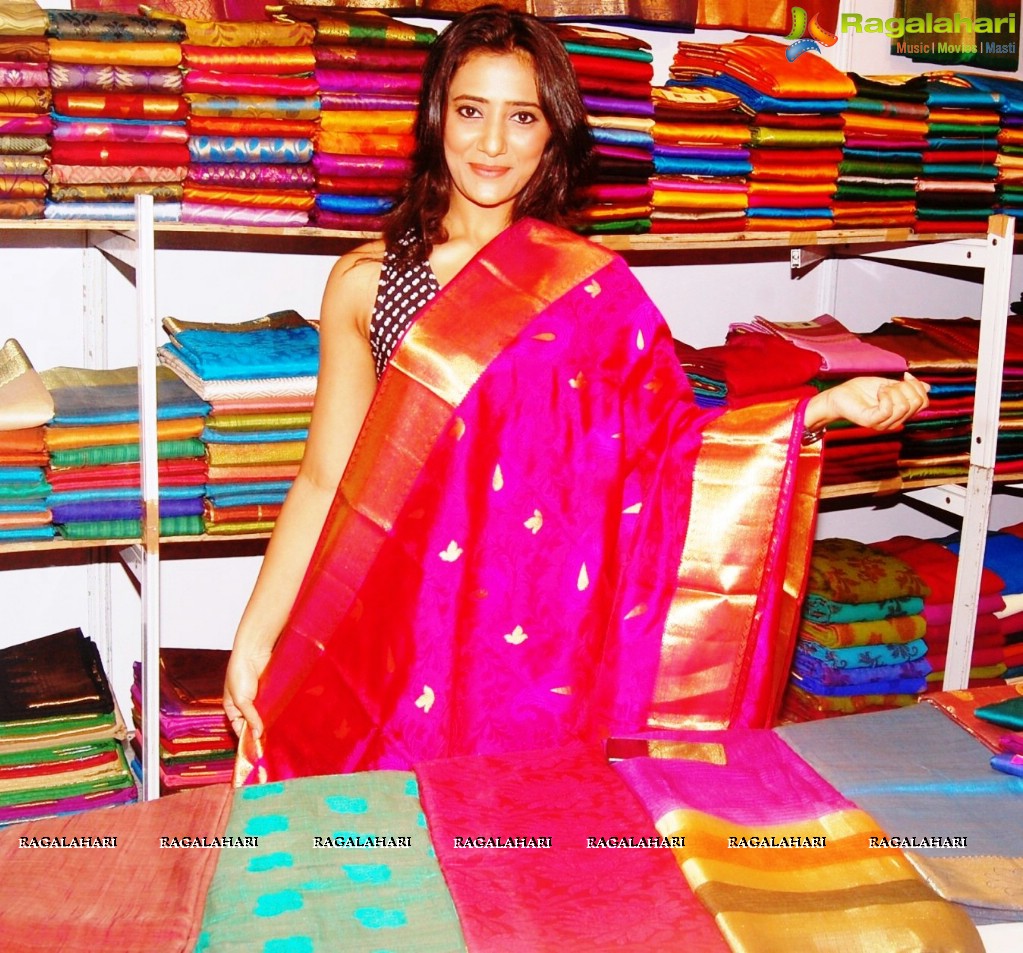 Marathi Actress Rutuja Shinde launches Silk India Expo 2015 at Thane, Mumbai