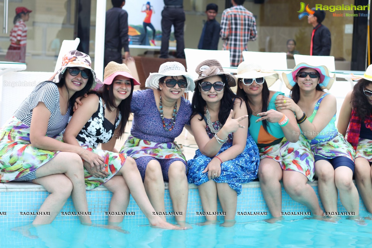 Samanvay Ladies Club (Uranus GP) Aqua Zumba by Abhimanika Tavi at Water, Hyderabad