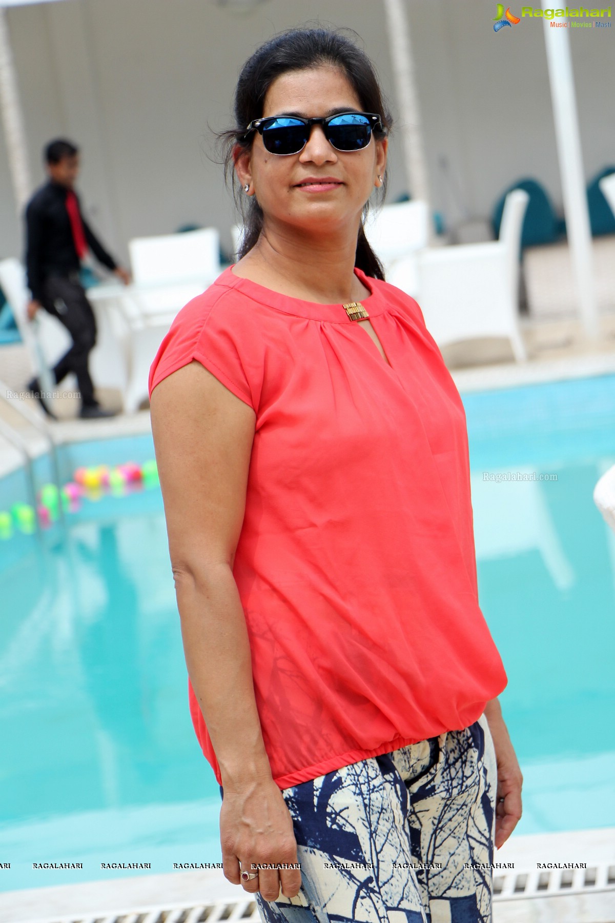 Samanvay Ladies Club (Uranus GP) Aqua Zumba by Abhimanika Tavi at Water, Hyderabad