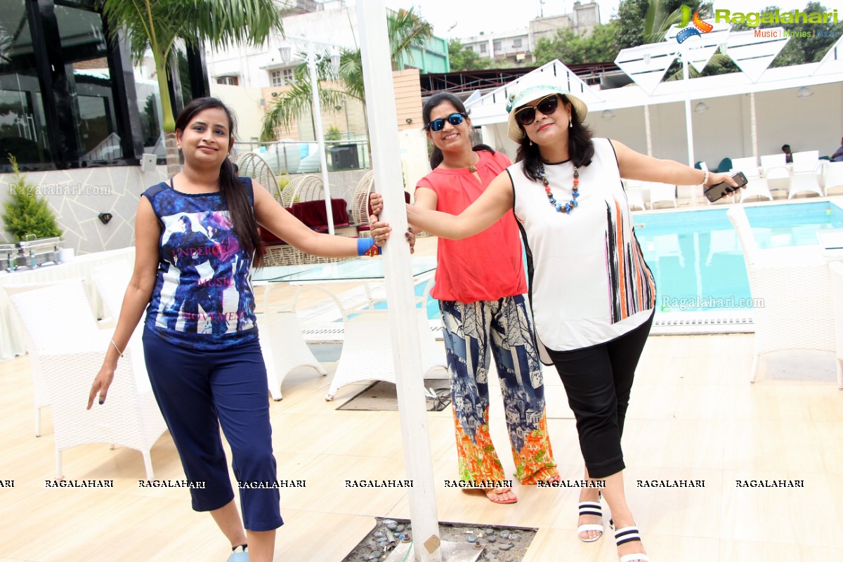 Samanvay Ladies Club (Uranus GP) Aqua Zumba by Abhimanika Tavi at Water, Hyderabad