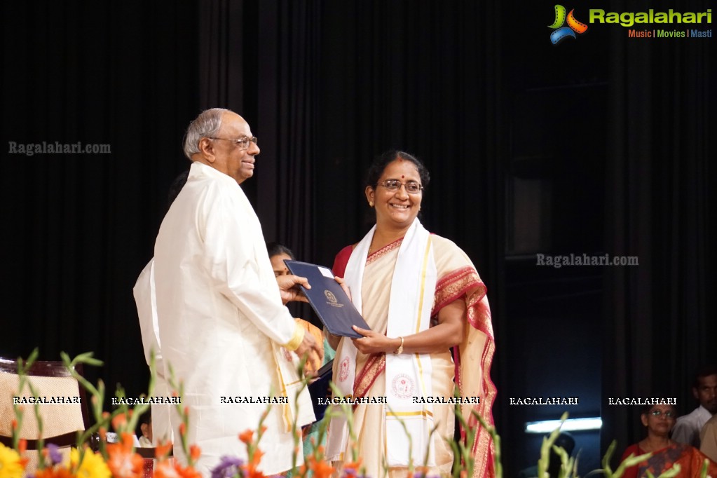 University of Hyderabad Convocation 2015 at Shilpakala Vedika, Hyderabad