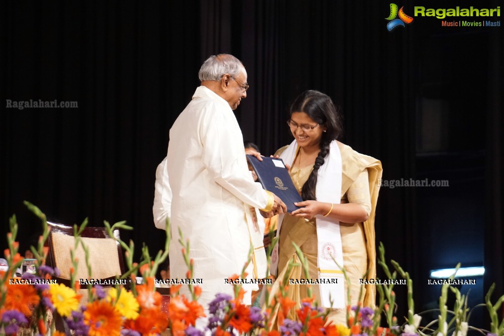 University of Hyderabad Convocation 2015 at Shilpakala Vedika, Hyderabad