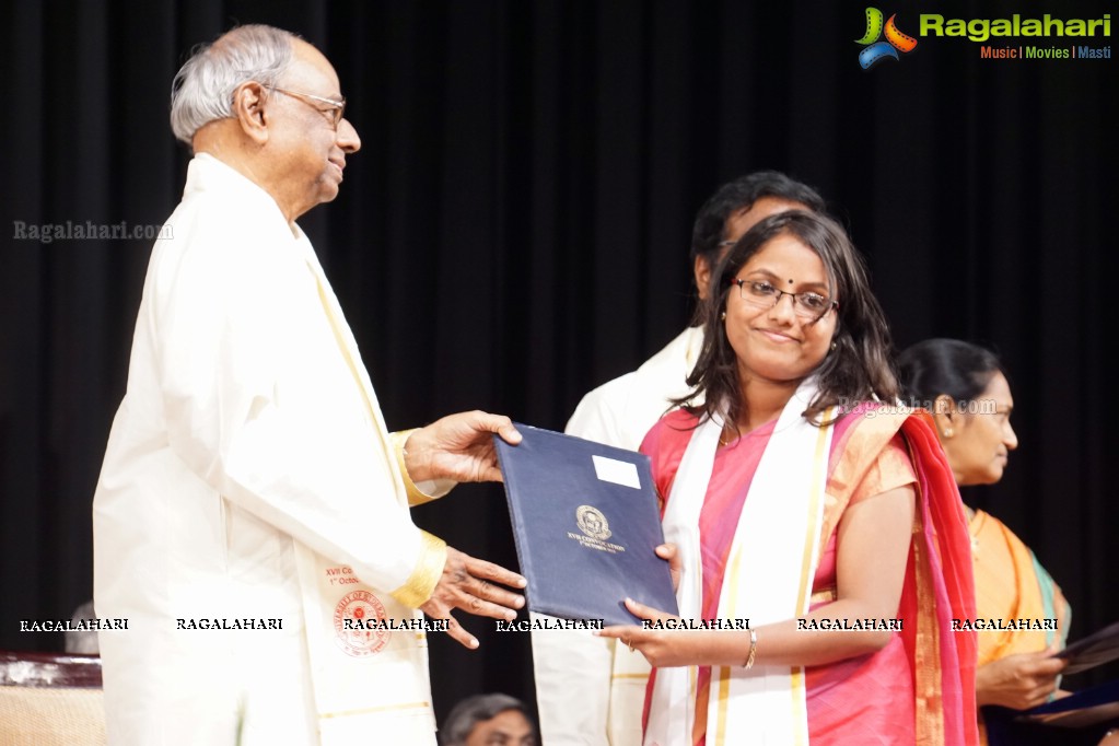 University of Hyderabad Convocation 2015 at Shilpakala Vedika, Hyderabad