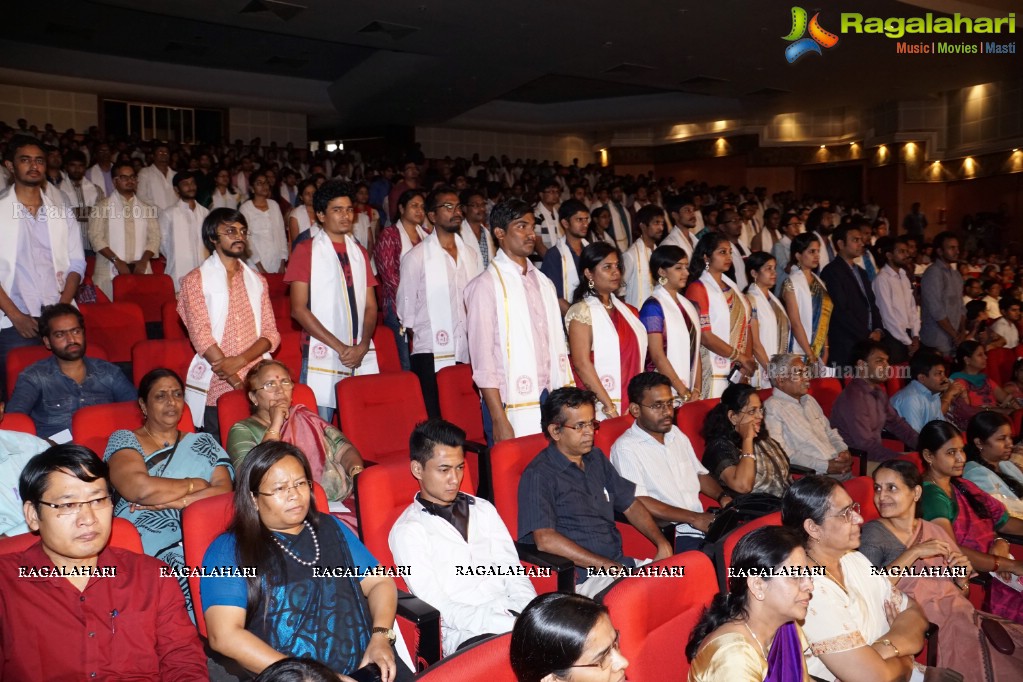 University of Hyderabad Convocation 2015 at Shilpakala Vedika, Hyderabad