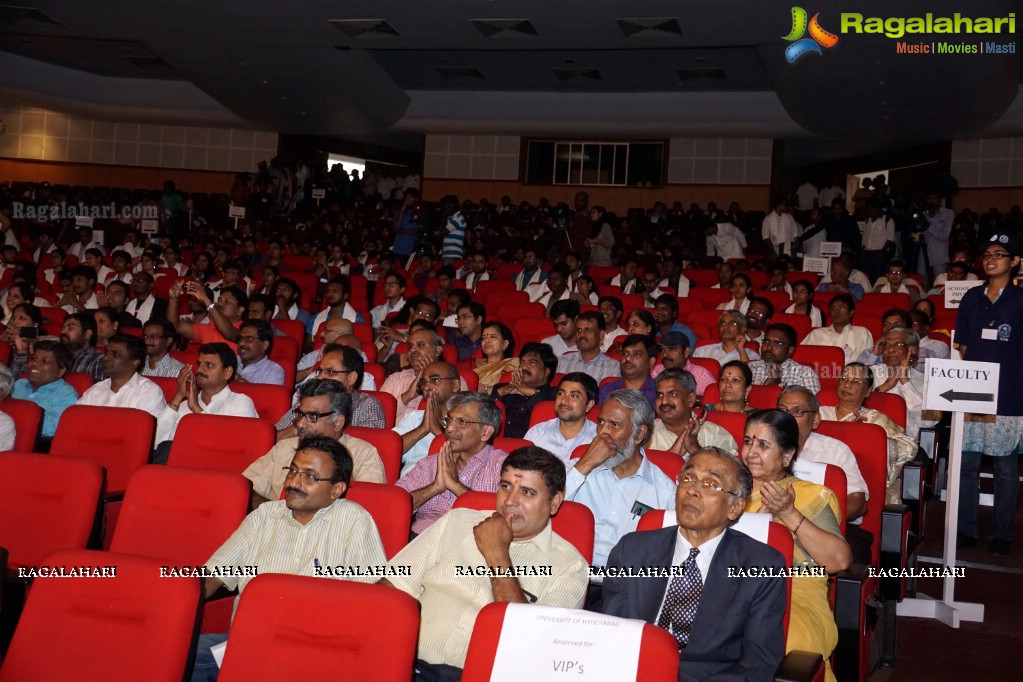 University of Hyderabad Convocation 2015 at Shilpakala Vedika, Hyderabad