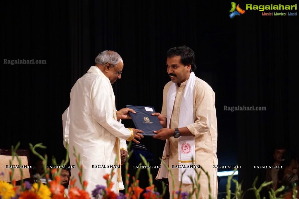 University of Hyderabad Convocation 2015 at Shilpakala Vedika, Hyderabad