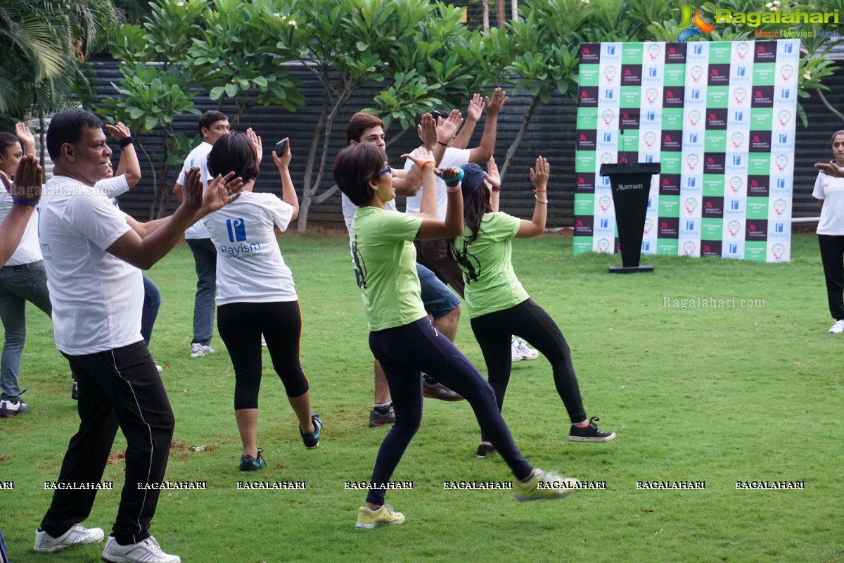 Shilpa Reddy flags off Walk For a Cause at Marriott Hotel, Hyderabad