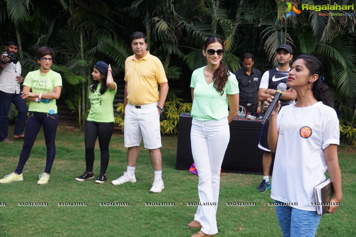 Shilpa Reddy flags off Walk For a Cause at Marriott Hotel, Hyderabad