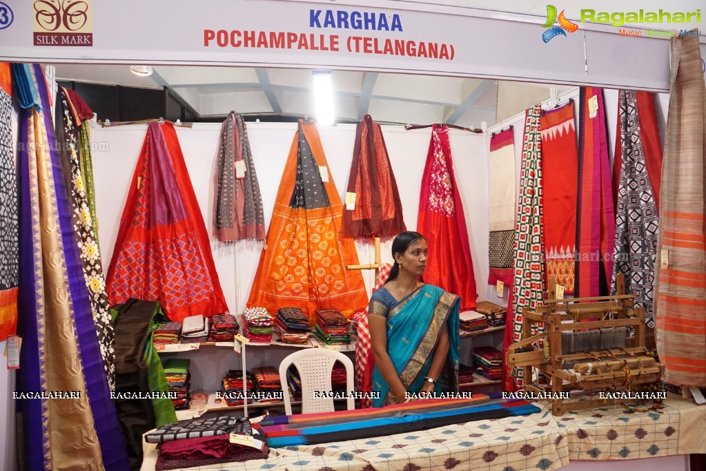 The Silk Mark Expo 2015 at Sri Satya Sai Nigamaagamam, Hyderabad