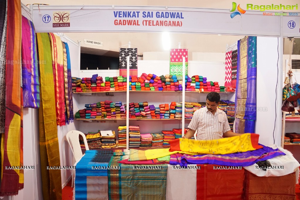 The Silk Mark Expo 2015 at Sri Satya Sai Nigamaagamam, Hyderabad