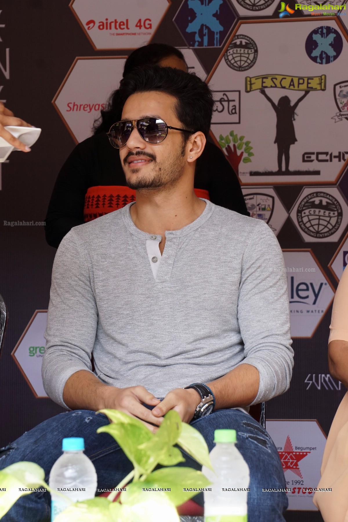 Akhil Akkineni at Escape Reloaded 2015 by St. Francis College for Women, Hyderabad