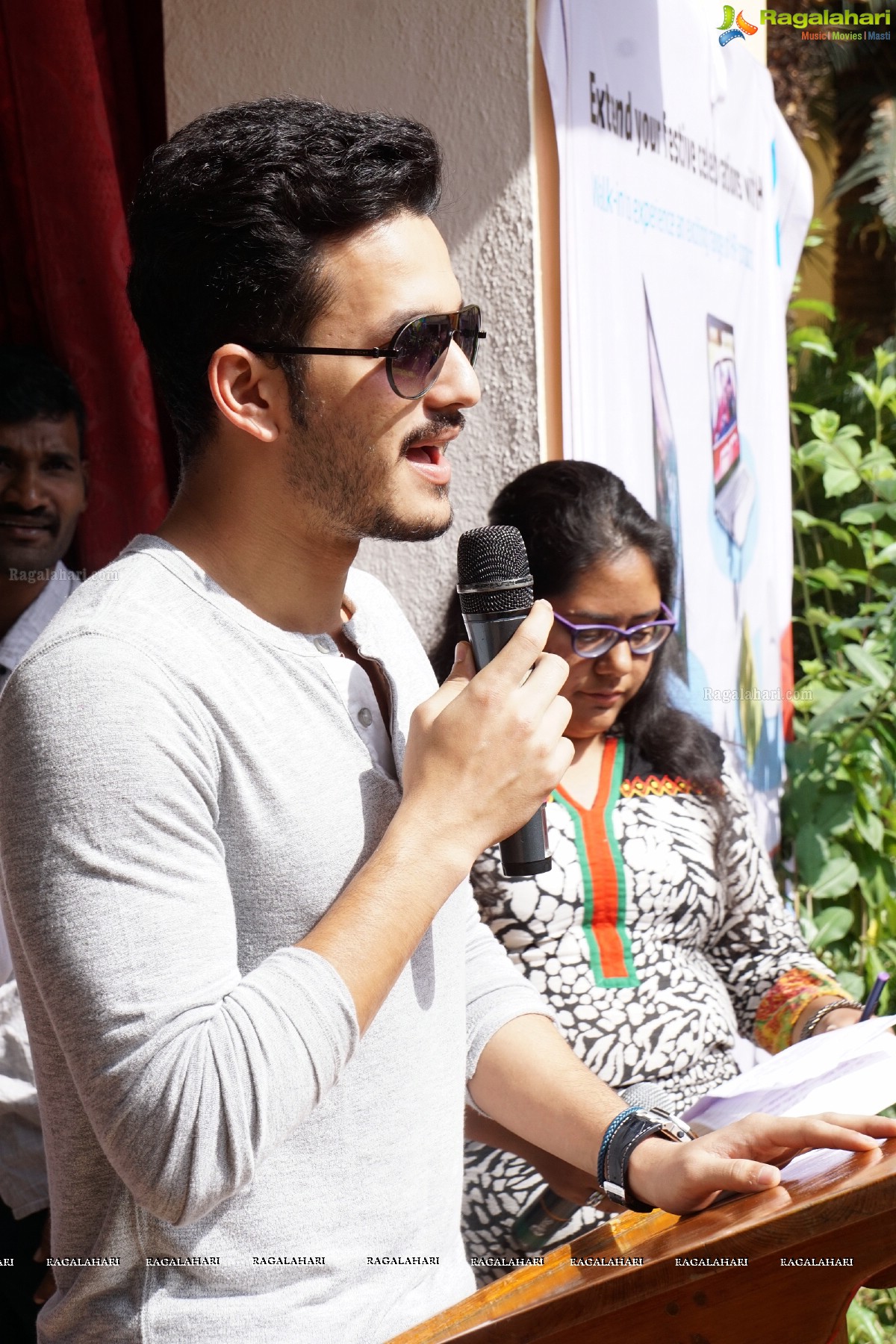 Akhil Akkineni at Escape Reloaded 2015 by St. Francis College for Women, Hyderabad