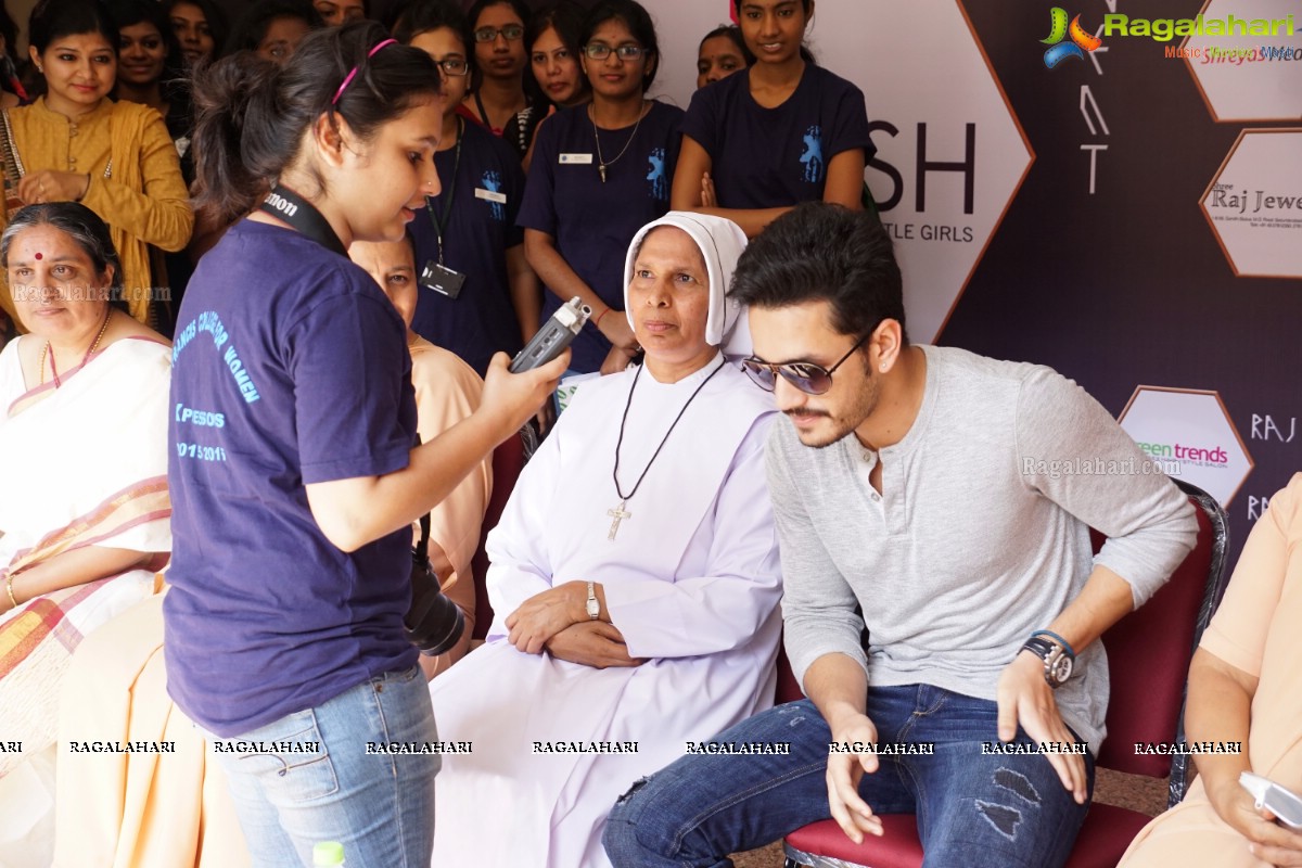 Akhil Akkineni at Escape Reloaded 2015 by St. Francis College for Women, Hyderabad