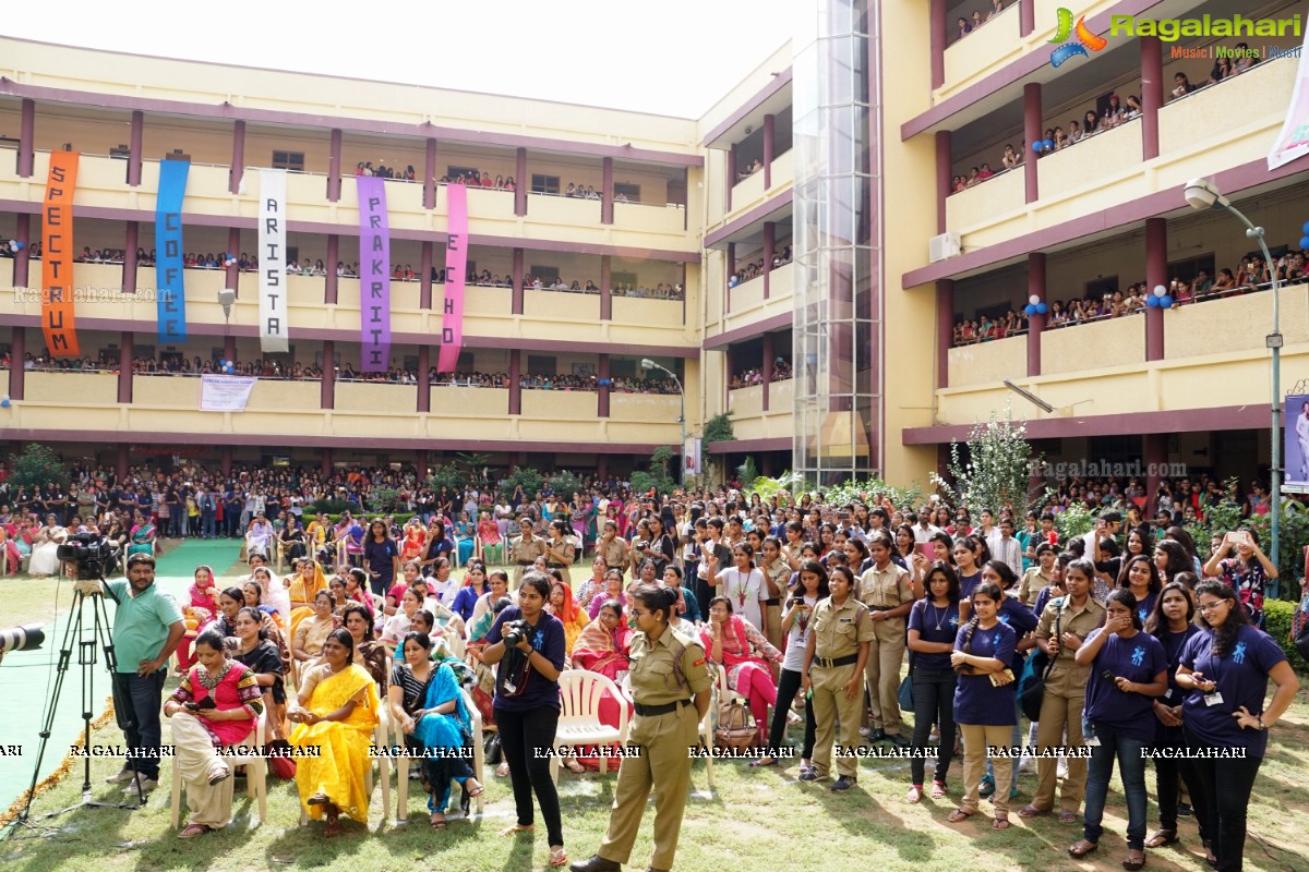 Akhil Akkineni at Escape Reloaded 2015 by St. Francis College for Women, Hyderabad