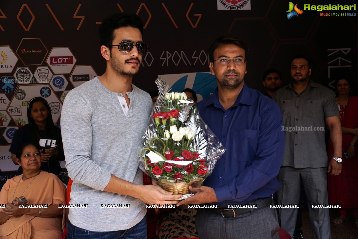 Akhil Akkineni at Escape Reloaded 2015 by St. Francis College for Women, Hyderabad