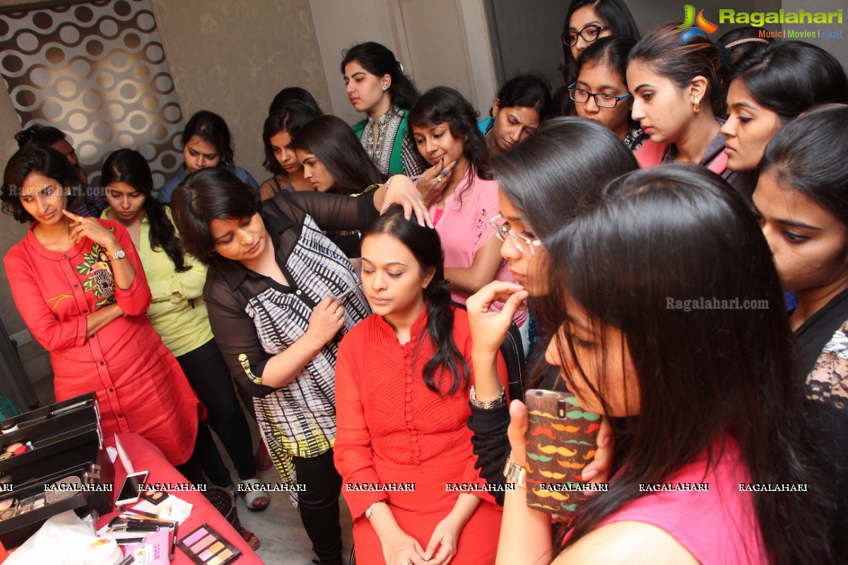 Tamanna Rooz Makeup Workshop at Panache The Finishing Touch, Hyderabad