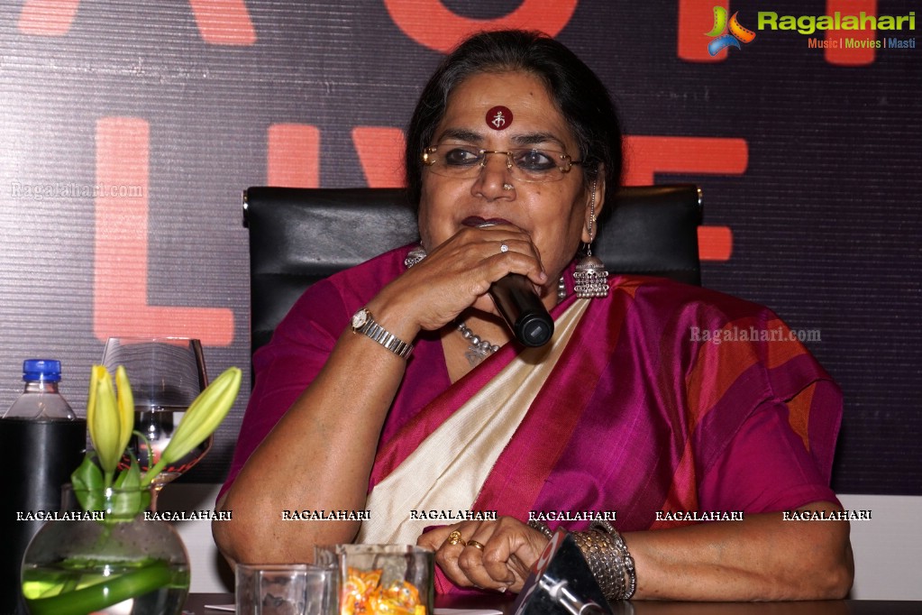 Usha Uthup Interview at Hotel Avasa, Hyderabad