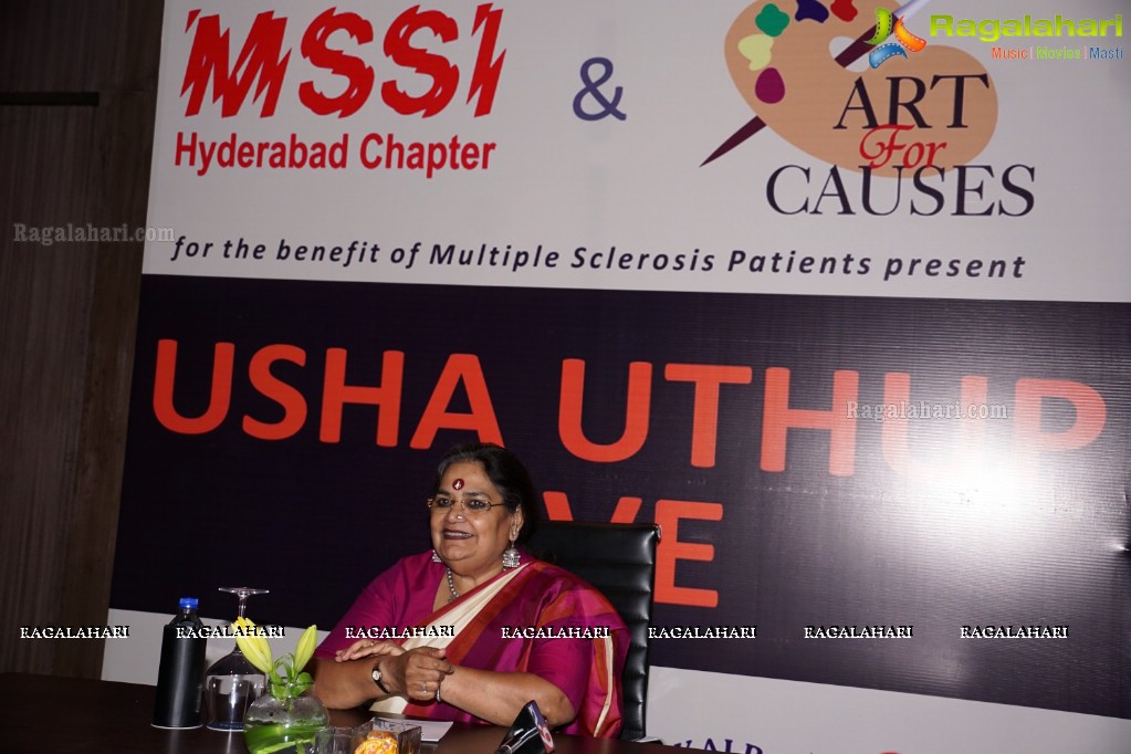 Usha Uthup Interview at Hotel Avasa, Hyderabad