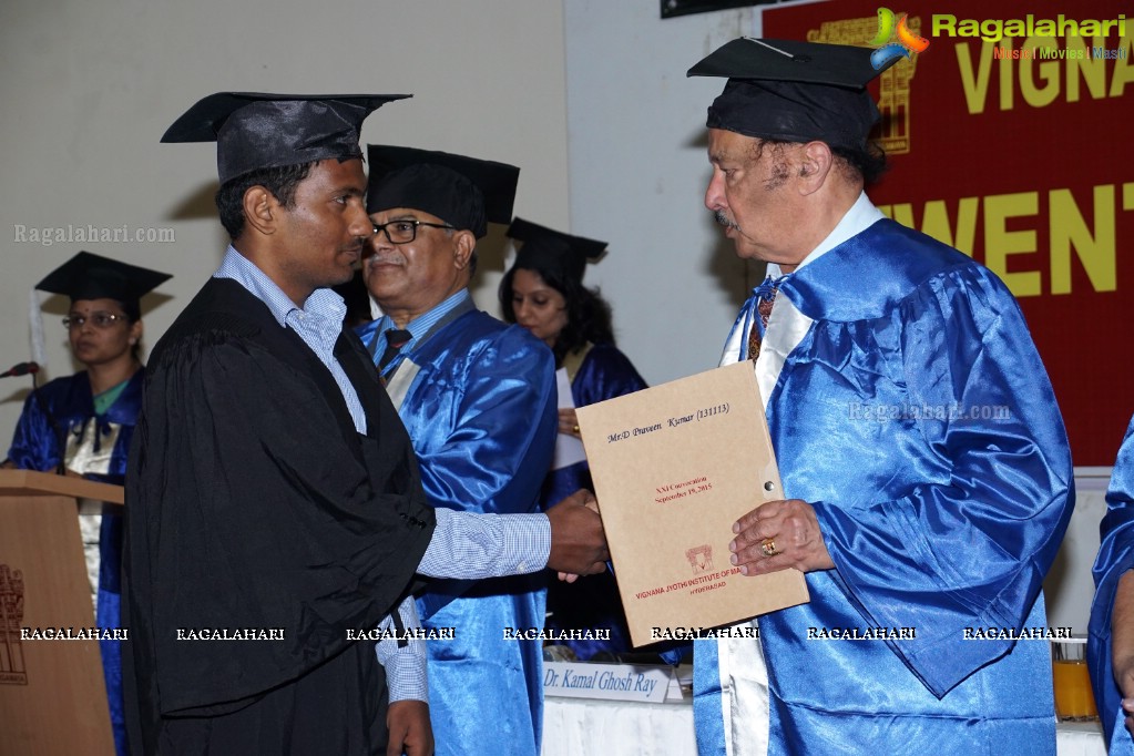 21st Convocation Ceremony of Vignana Jyothi Institute of Management, Hyderabad