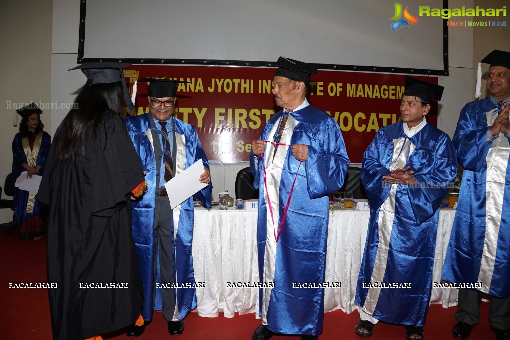 21st Convocation Ceremony of Vignana Jyothi Institute of Management, Hyderabad