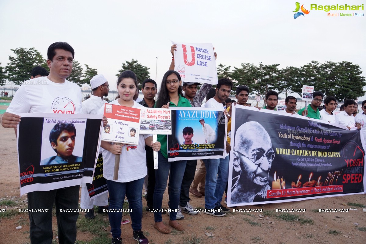 Youth Against Speed - World Campaign on Road Safety at People's Plaza, Hyderabad