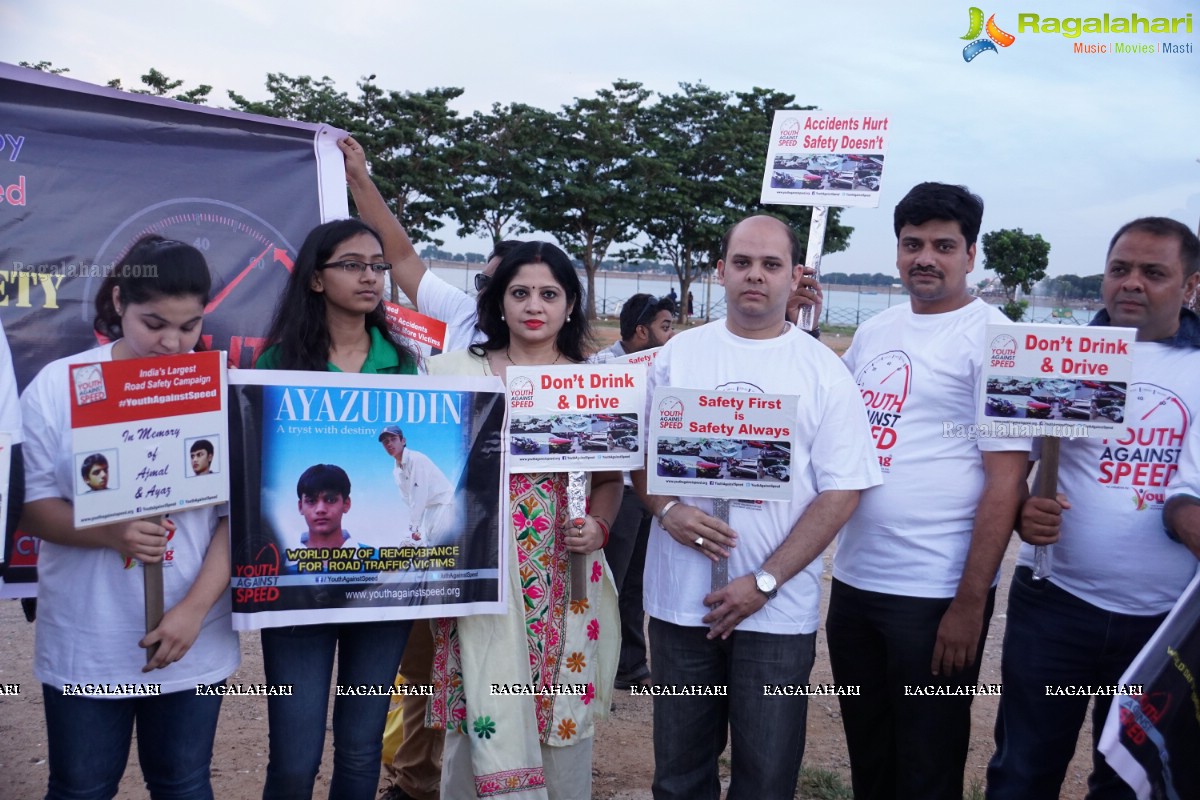 Youth Against Speed - World Campaign on Road Safety at People's Plaza, Hyderabad