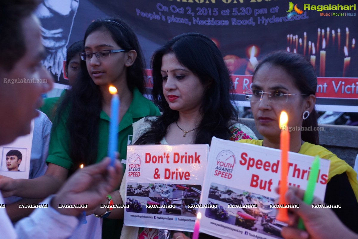 Youth Against Speed - World Campaign on Road Safety at People's Plaza, Hyderabad