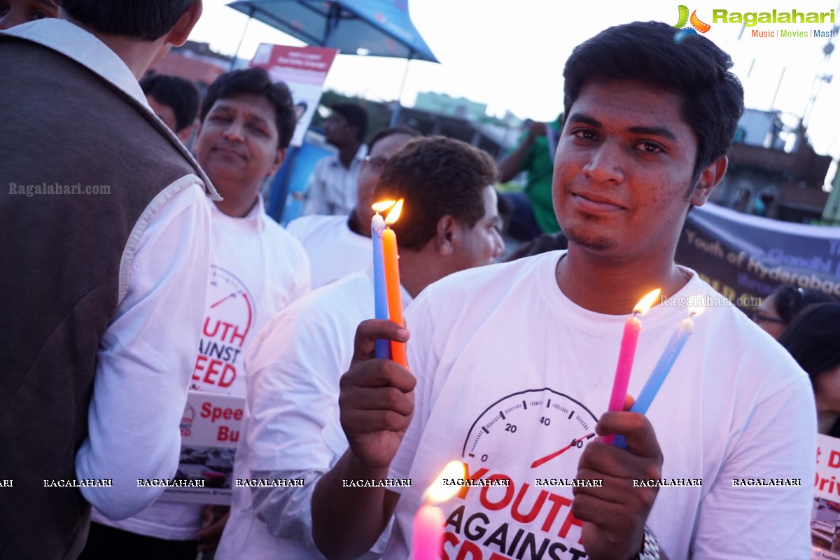 Youth Against Speed - World Campaign on Road Safety at People's Plaza, Hyderabad