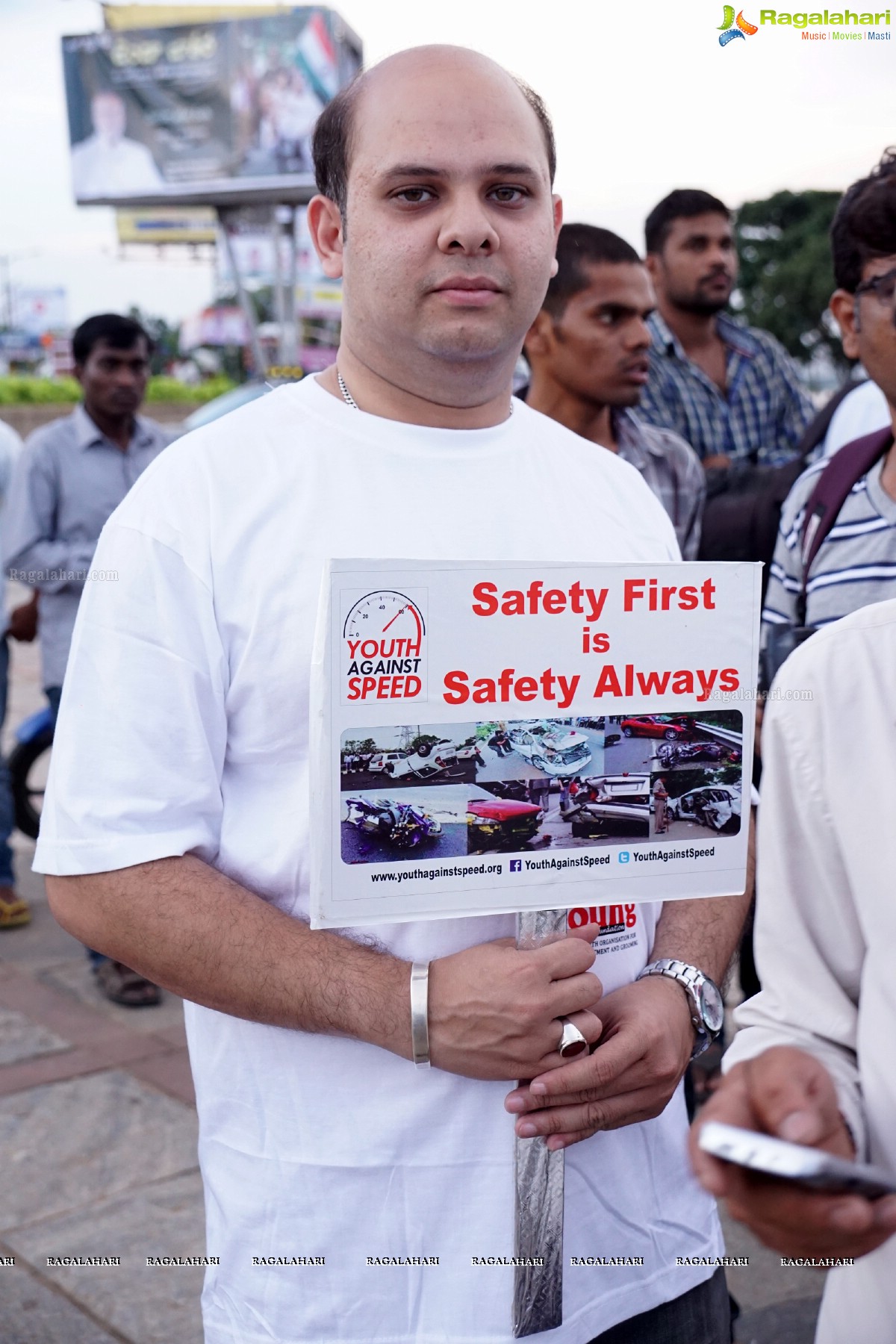 Youth Against Speed - World Campaign on Road Safety at People's Plaza, Hyderabad