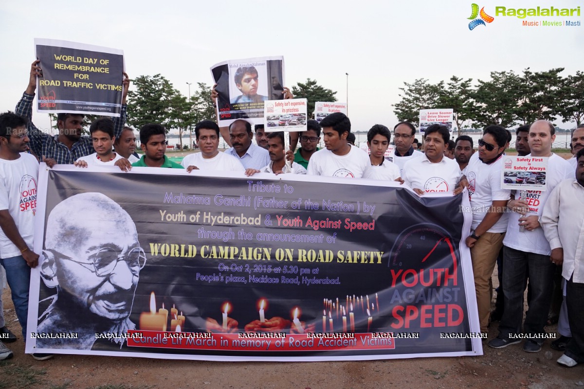 Youth Against Speed - World Campaign on Road Safety at People's Plaza, Hyderabad