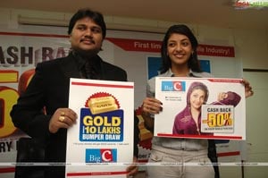 Kajal Launches Big C 50% Cash Back Offer