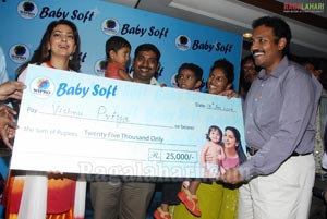 Juhi Chawla at Wipro Baby Soft Promotional Campaign at Hyderabad
