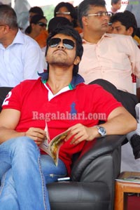 Ram Charan Teja & Shilpa Reddy at Hyderabad Polo Grounds