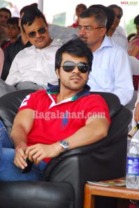 Ram Charan Teja & Shilpa Reddy at Hyderabad Polo Grounds