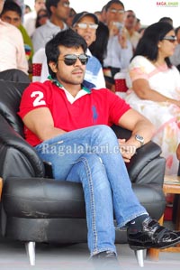 Ram Charan Teja & Shilpa Reddy at Hyderabad Polo Grounds