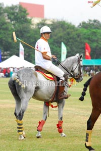 Ram Charan Teja & Shilpa Reddy at Hyderabad Polo Grounds