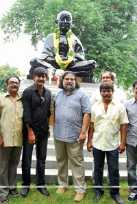 Tushar Gandhi with Mahatma Unit at Bapu Ghat