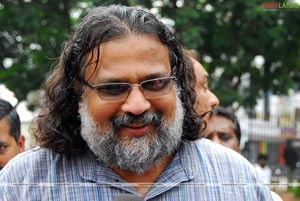 Tushar Gandhi with Mahatma Unit at Bapu Ghat